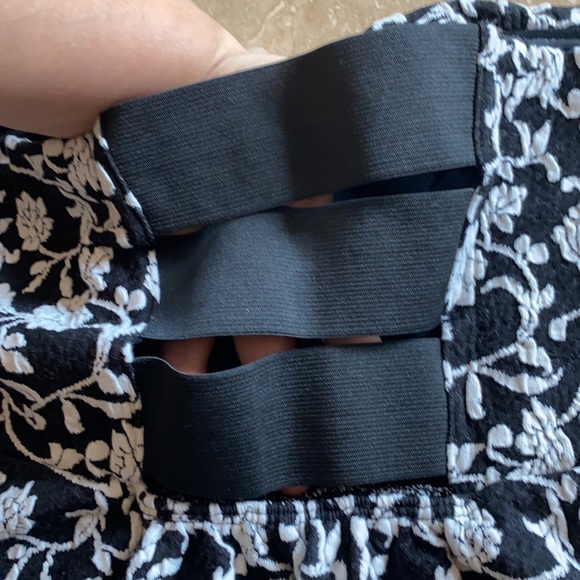 Pins and Needles Strapless Sweetheart Peplum Top L - Picture 8 of 12